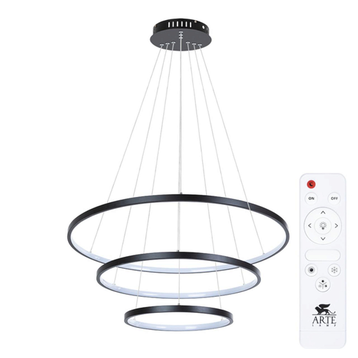 Люстра подвесная ARTE LAMP A2197SP-3BK