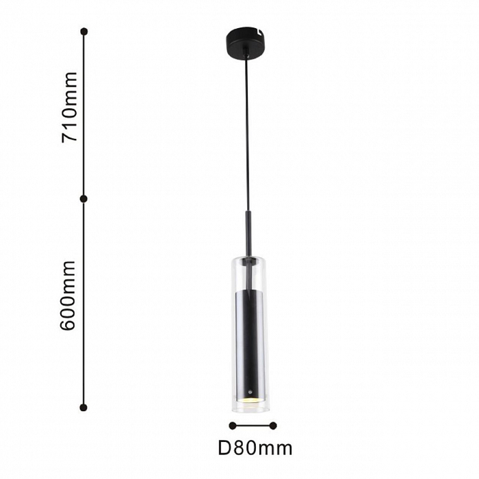 Светильник одинарный Favourite 2556-1P