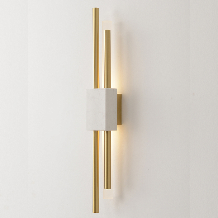 Crystal Lux CARTA AP6W LED WHITE/BRASS