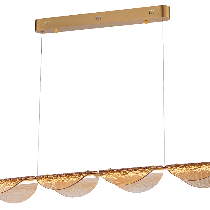Люстра NewRgy 20124MD-120A  AMBER GLASS