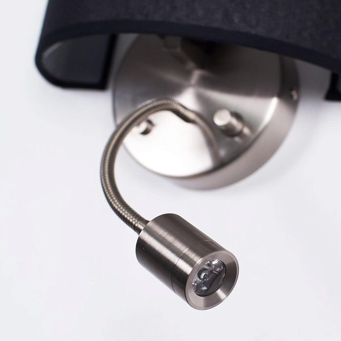 CL704305 Декарт Круг Хром.Мат+Черн. Св-к Наст. Бра светодиодное  CL704305