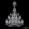 Люстра большая Bohemia Ivele Crystal 1402/20+10+5/400/XL-158/3d Ni