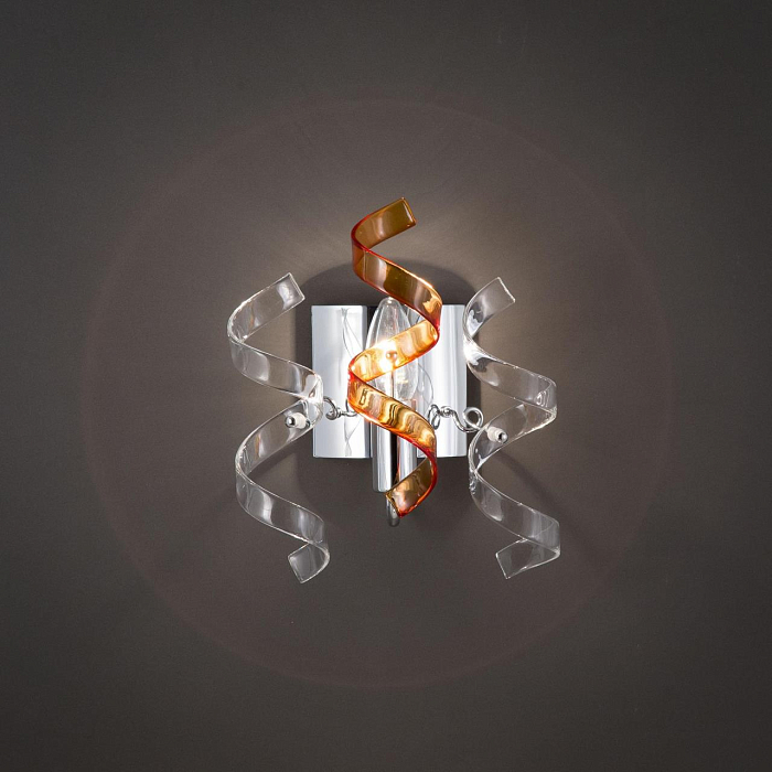 CL222322 Рандом Хром+Прозр+Янт Св-к Бра Бра на 1 лампу  CL222322