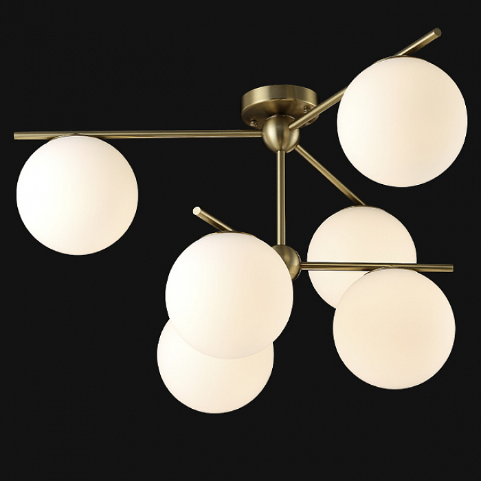 Люстра Crystal Lux FELIZ SP-PL6 BRONZE/WHITE