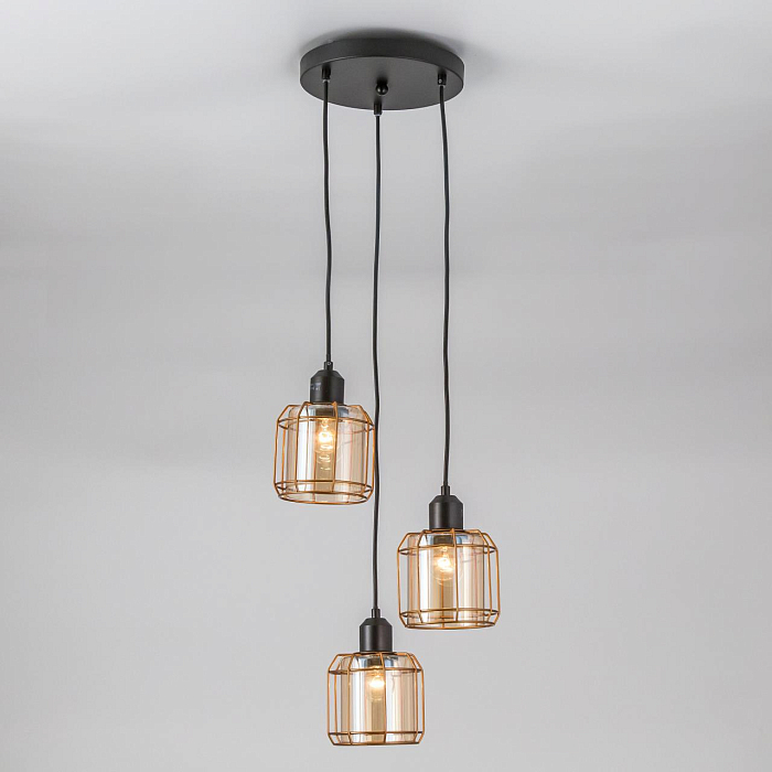CL542232 Таверна Св-к Подвес Светильник тройной  CL542232