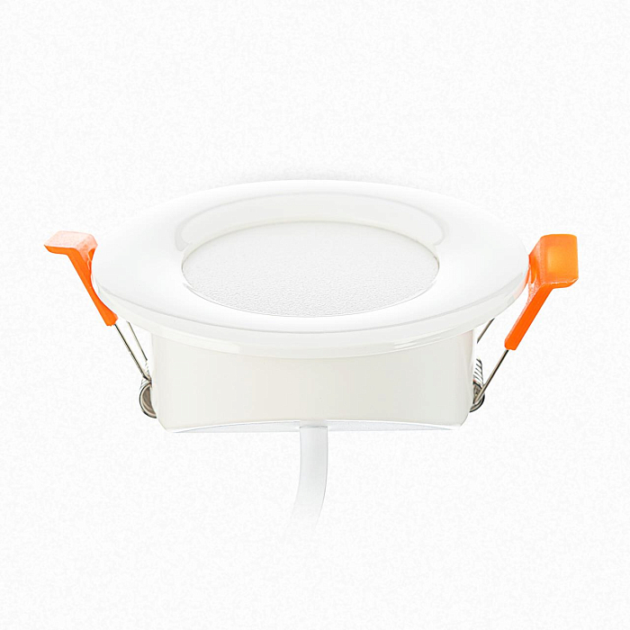 CLD008010 Акви Белый Св-к Встр. 5W*3500K Светильник встраиваемый  CLD008010