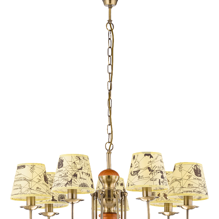 Люстра подвесная Sfera Sveta 85951/7A AB+BEE