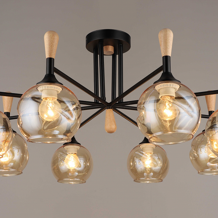 Люстра Sfera Sveta 4595/8 BK