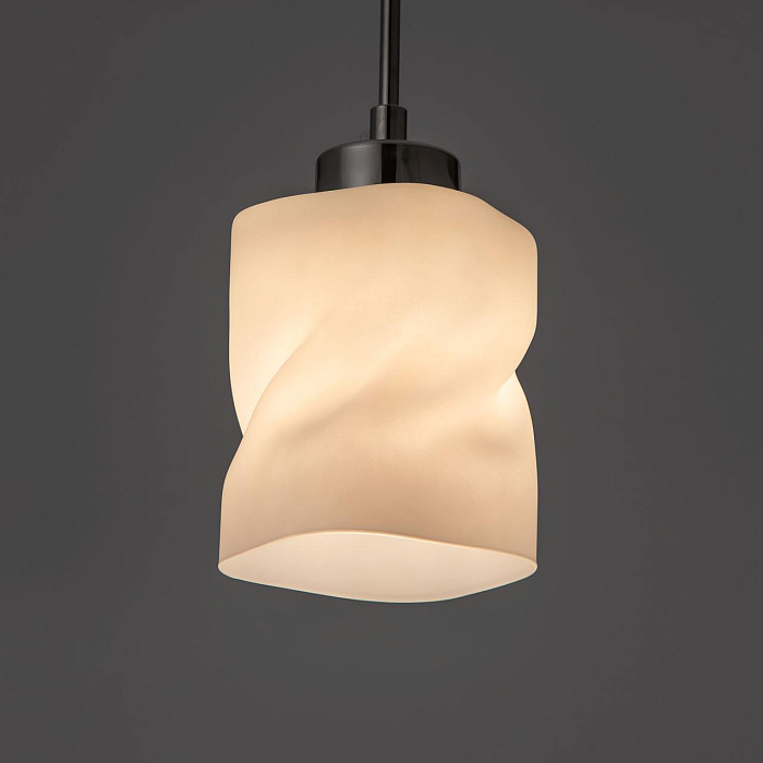 CL126112 Берта Хром+Венге Св-к Подвес Светильник одинарный  CL126112