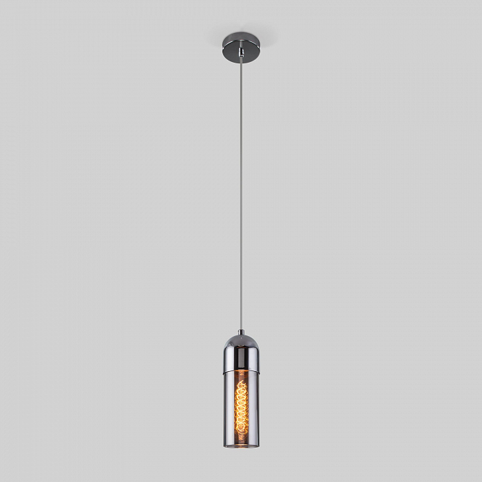 Люстра одинарный Eurosvet 50180/1 дымчатый