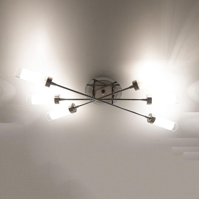 CL109161 Хеликс Хром Мат+Хром Св-к Люстра Люстра потолочная  CL109161