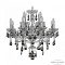 Люстра подвесная Bohemia Ivele Crystal 1415/8+4/200 Ni K731