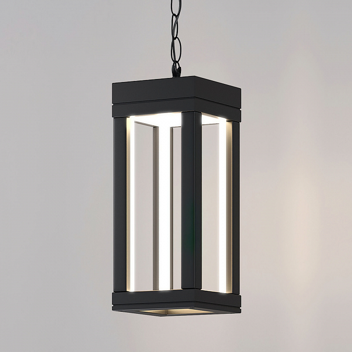 Уличный светильник подвесной Elektrostandard 1528 TECHNO LED черный