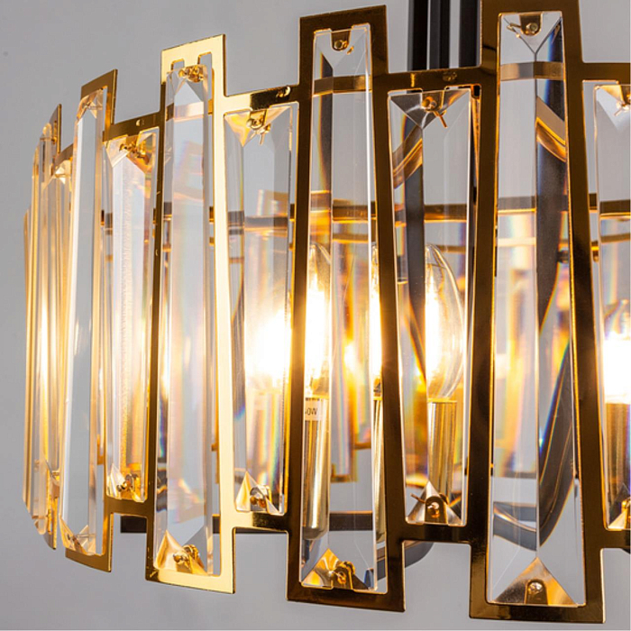 Люстра на штанге ARTE LAMP A1028PL-6BK