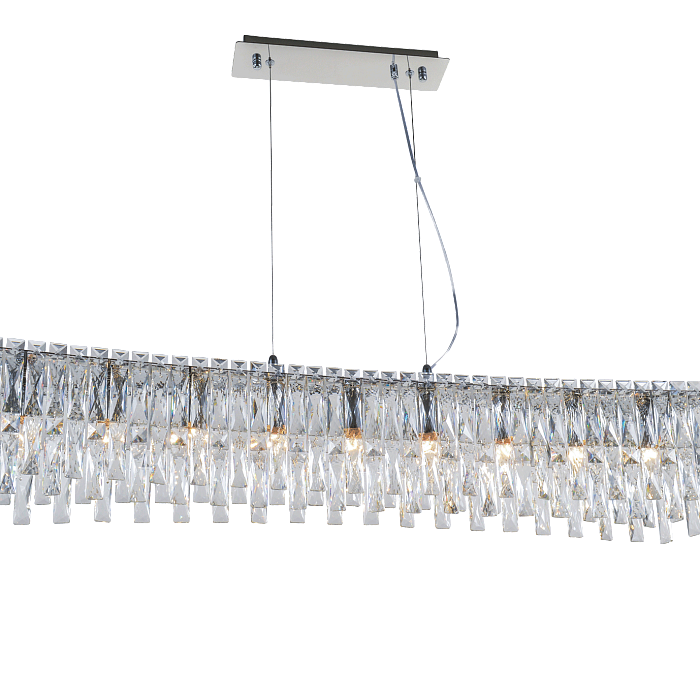 Люстра NewRgy 5724R/9A CHROME+CLEAR