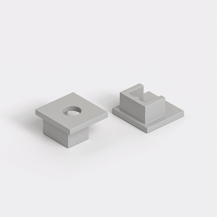 Заглушки для встраиваемого гибкого алюминиевого профиля под ГКЛ 9,5 мм (2 шт.) ZLL-2-ALP024 Elektrostandard ZLL-2-ALP024