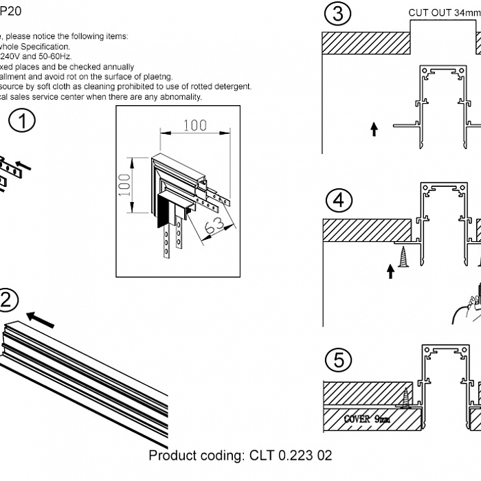 Crystal Lux CLT 0.223 02 BL
