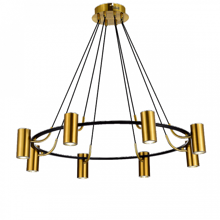 Светильник NewRgy D2126-DWS-8 BLACK+BRASS