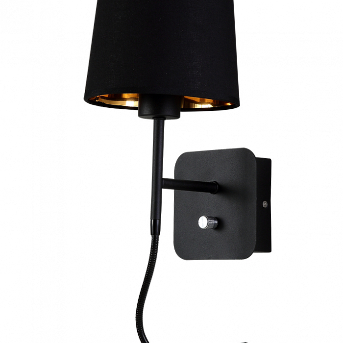 Бра на 2 лампы Crystal Lux PABLO AP2 BLACK/BLACK-GOLD