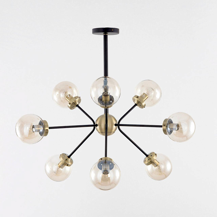 CL105295 Планета Черн+Дымч. Св-к Люстра Люстра на штанге  CL105295