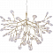 Светильник подвесная Crystal Lux EVITA SP63 GOLD/TRANSPARENT