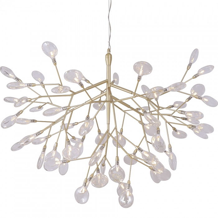 Светильник подвесная Crystal Lux EVITA SP63 GOLD/TRANSPARENT