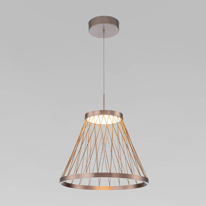 Люстра Eurosvet 40016/1 LED коричневый