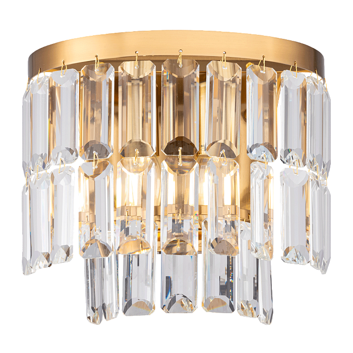 Светильник NewRgy W2752P/2A PLATING BRASS+CLEAR