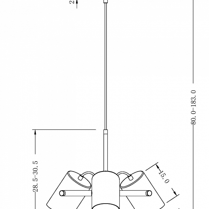 Светильник тройной Freya FR4004PL-03WB