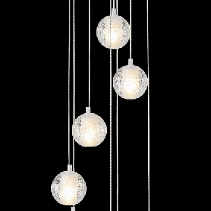 Светильник каскадный Crystal Lux GASPAR SP9 D300 WHITE