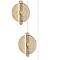 Люстра NewRgy 7065RMD-3BS/CE BRASS+BLACK