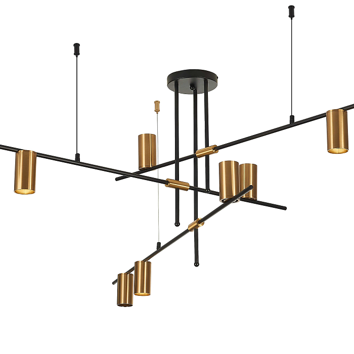 Светильник NewRgy 9001-DW/9 BLACK+BRASS