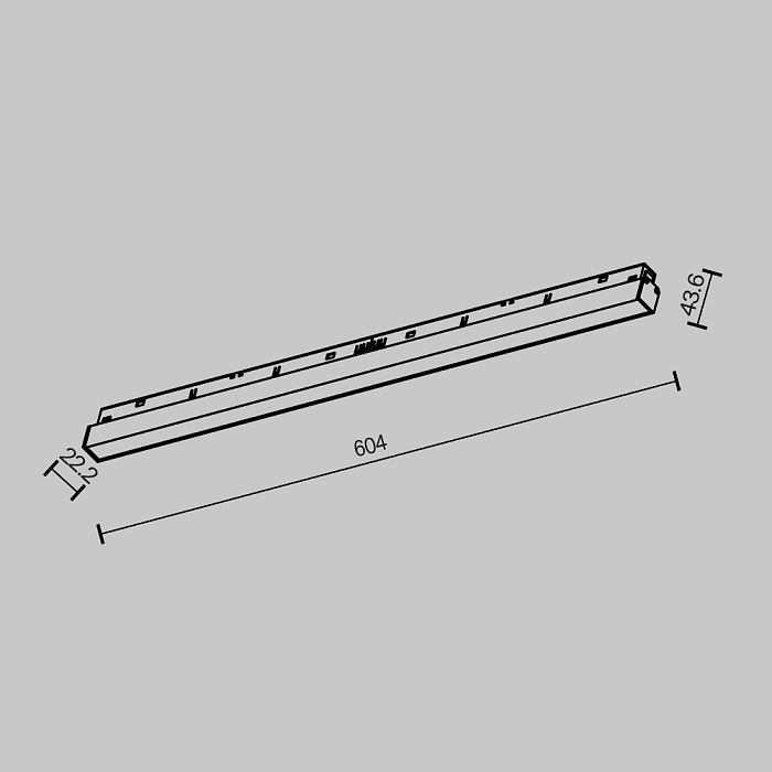 Трековая система Technical TR030-2-24W2.7K-B