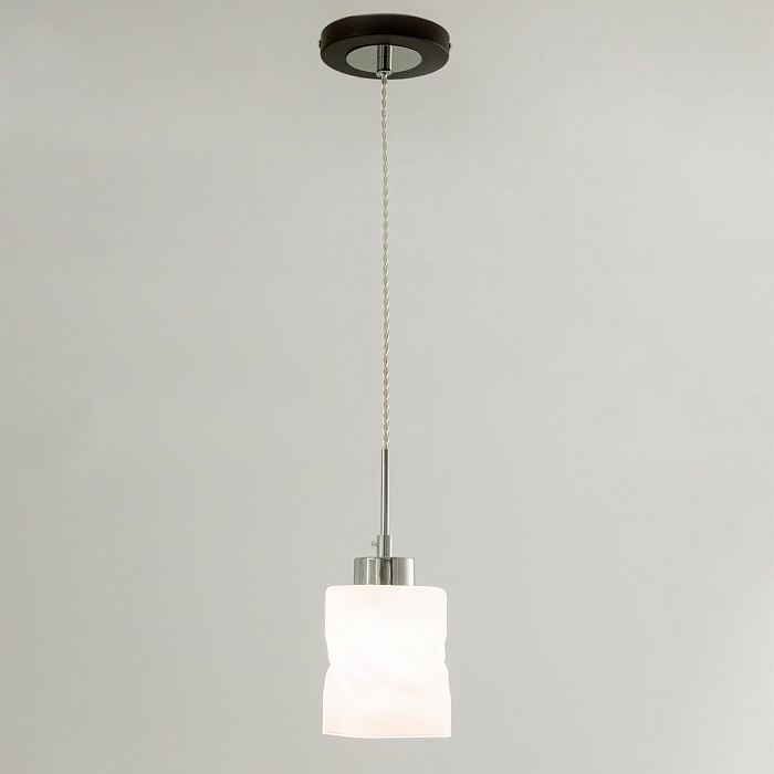 CL126112 Берта Хром+Венге Св-к Подвес Светильник одинарный  CL126112