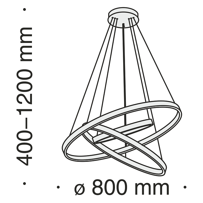 Светильник подвесная Maytoni MOD058PL-L100W4K