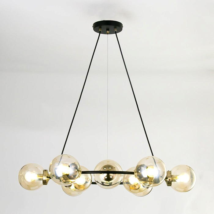 CL105195 Планета Черн+Дымч. Св-к Люстра Люстра подвесная  CL105195