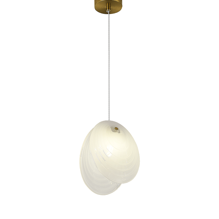 Люстра NewRgy 2814-DW-1 BRASS CANOPY+WHITE
