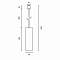 Трековая система Трековый светильник Technical TR025-1-GU10-B