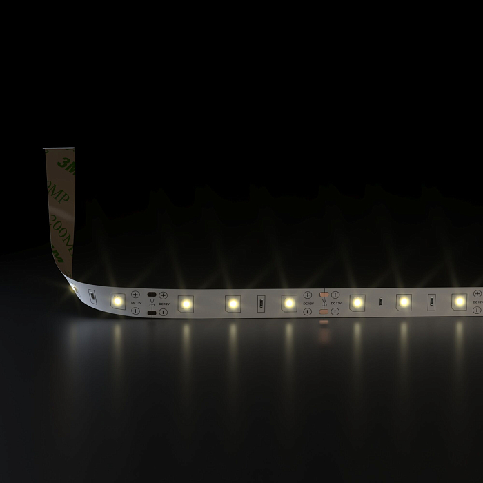 Светодиодная лента для помещений Elektrostandard Набор светодиодной ленты 12V 4,8W 60Led 2835 IP20 теплый белый, 5м
