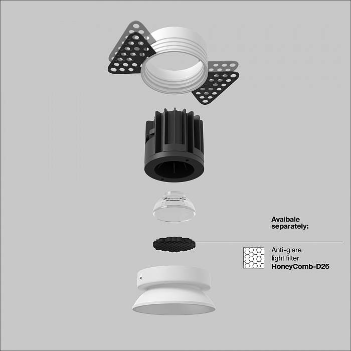 Светильник Technical DL058-7W3K-TRS-W
