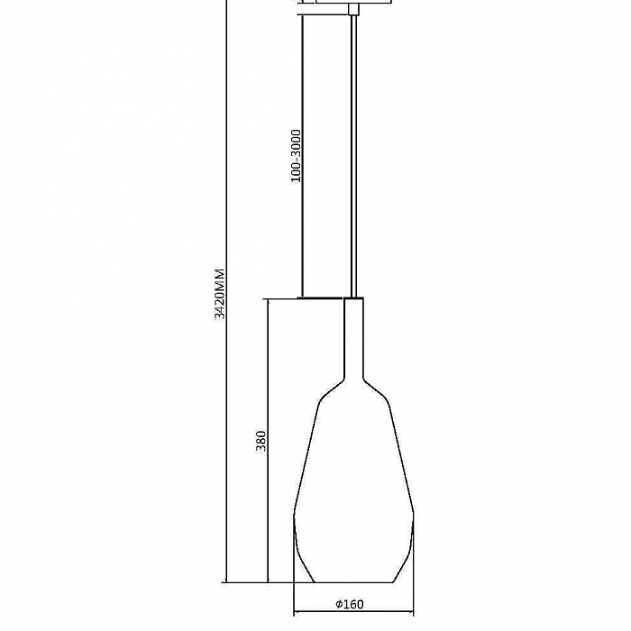 Светильник Maytoni MOD271PL-01B9