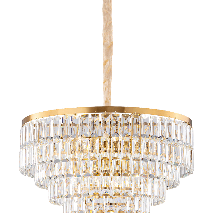 Люстра NewRgy 2752P/16A PLATING BRASS+CLEAR