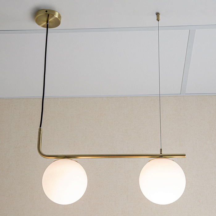 CL112123 Бремен Бронза Св-к Подвес Люстра двойной  CL112123