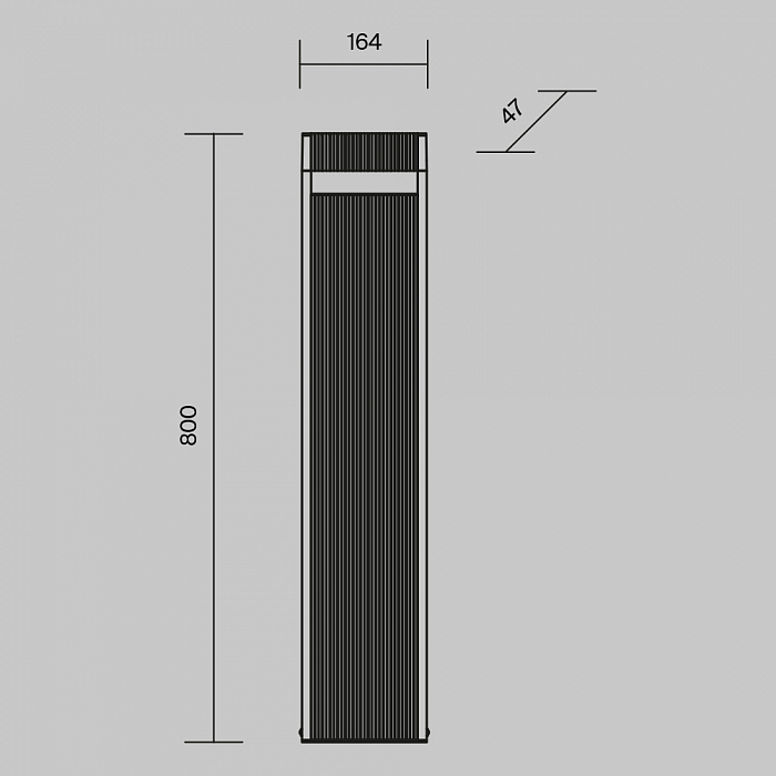 Уличный светильник Outdoor O444FL-L13GF3K1