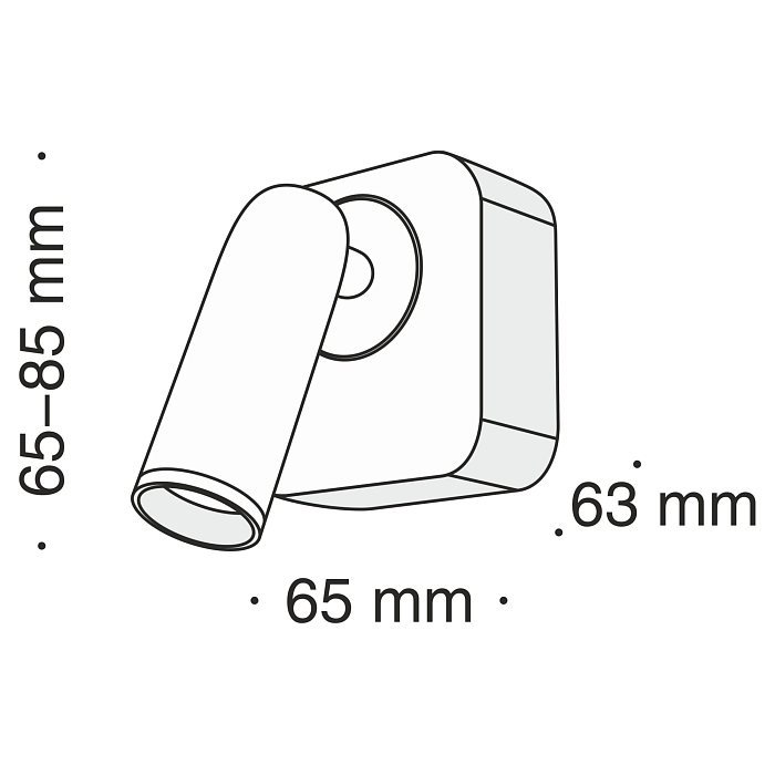 Бра на 1 лампу Technical C039WL-L3W3K