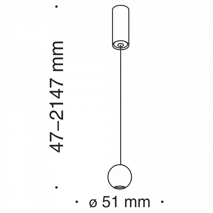 Светильник светодиодный Technical P067PL-L5GF3K