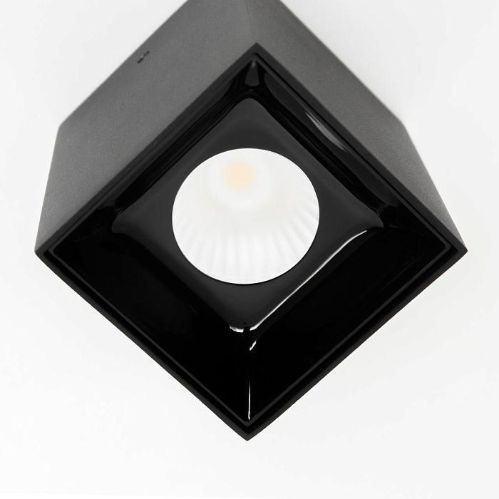 CL7440211 Старк Черный+Черный Св-к Потол. 12W*3500K Светильник накладной  CL7440211