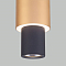 Люстра одинарный Eurosvet 50204/1 LED черный/матовое золото