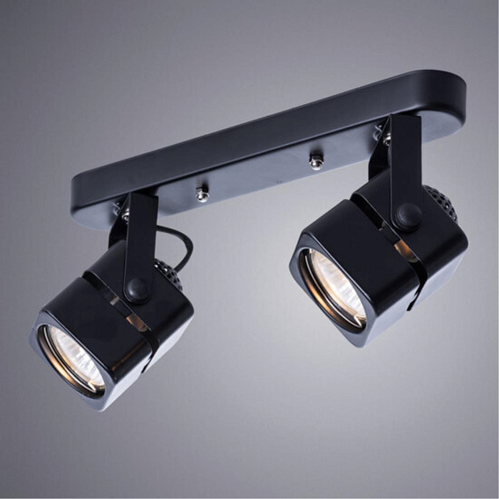 Спот на 2 лампы ARTE LAMP A1315PL-2BK