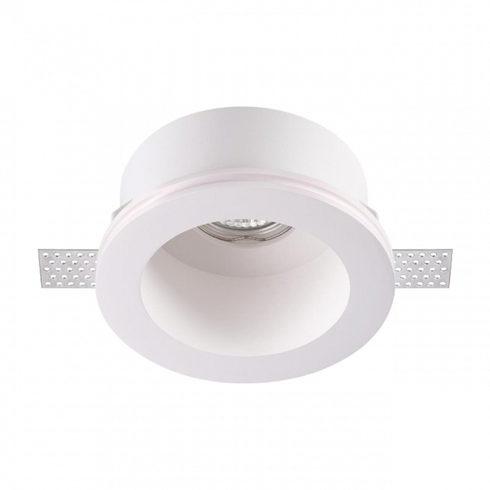 370470 SPOT NT19 558 белый Встраиваемый под покраску светильник IP20 GU10 50W 220V YESO Светильник встраиваемый NOVOTECH 370470